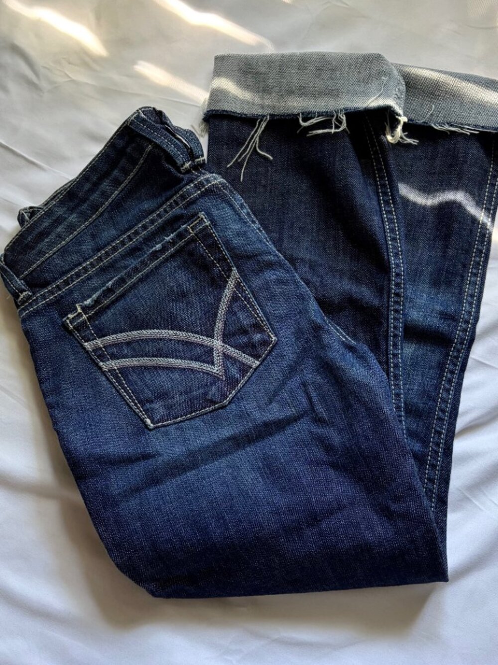 william rast | size 25/0 | vintage sadie straight leg low-rise jeans